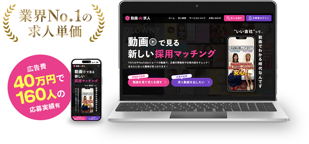 動画de求人イメージ